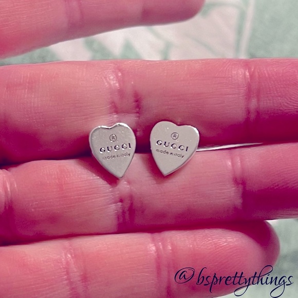 Gucci Jewelry - 💎Gucci Trademark Heart Stud Earrings